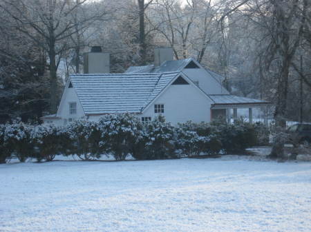 House in snow 2009
