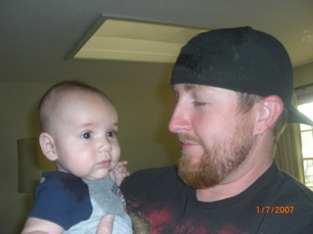 my son, Jesse & grandson Hayden 9/25/09