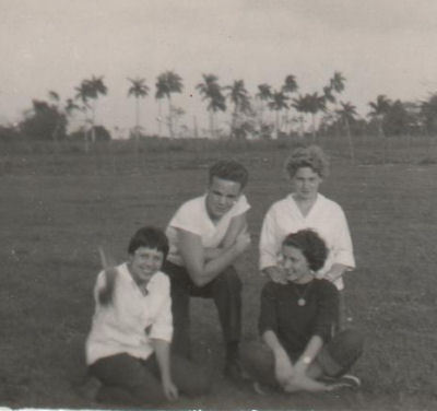 Cuba 1959 Classmates Lynn and Buddy
