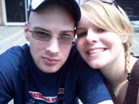 My daughter Brittany with her fiance Sam