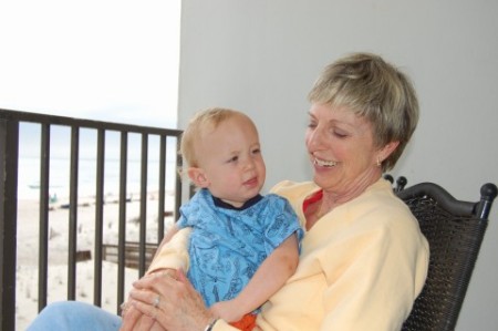 My mother Fran and my grandson Tristan