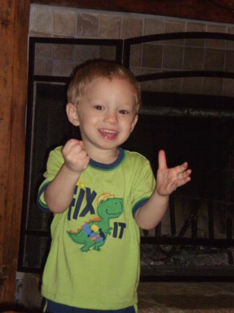 Grandson, Ethan, age 4