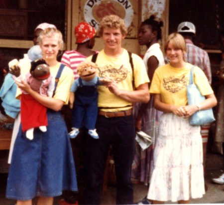 Andy and Lisa Sharing Jesus in Jamaica 1982