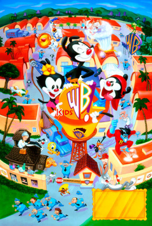 Kid's WB poster illustration