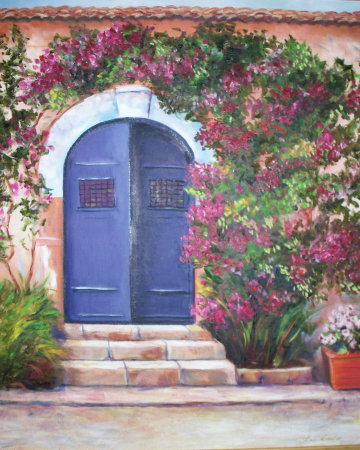 "Doorway To Italian Garden"