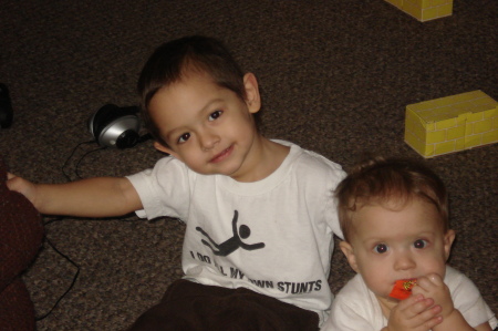 My Grandsons Nico and JoJo