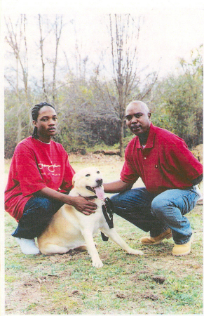 Rone, his son, and their dog