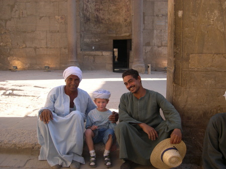 Tim in Luxor, Egypt 2005