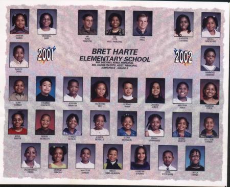 Mr. Price's 3rd grade 2001-2002