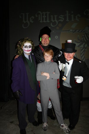 Mac as Mini-me with the Villain Group