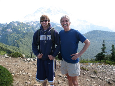 Hiking at Mt. Rainier, Aug. 08