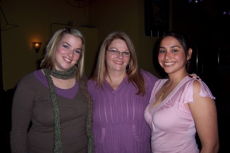 My daughter, Andrea, me, and her friend