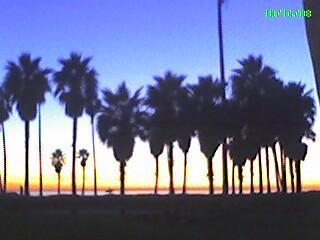 sunset at Venice Beach