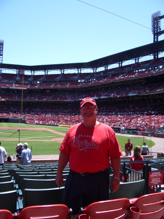 Ed at the Cardinals Stadium 2009