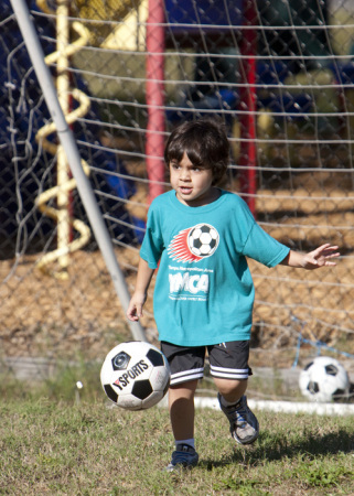 JAKE PLAYING SOCCER