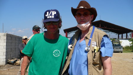 In Haiti with Sean Penn