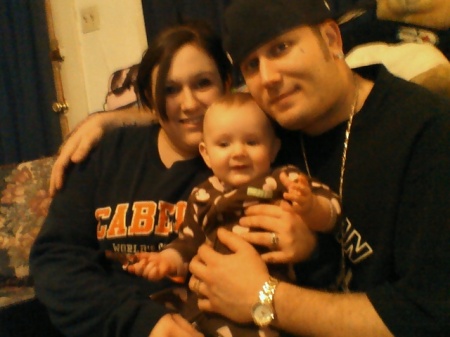 Heather, Avayah and my son D.J.