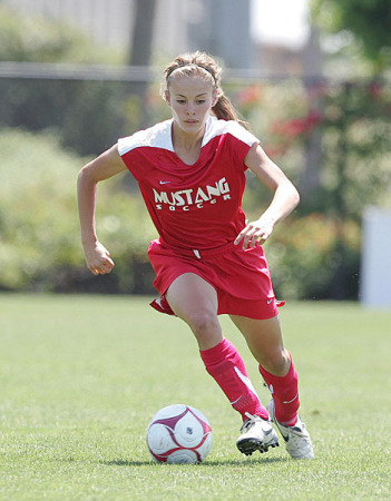 Natalie at the Nike Friendlies