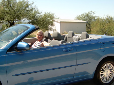 Susan in the Sebring