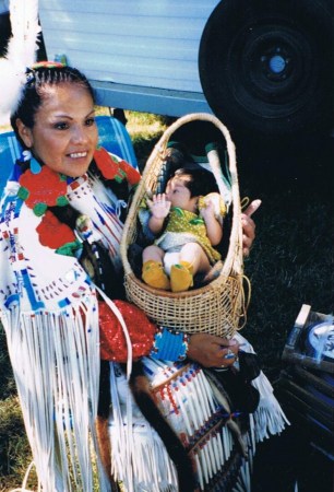 Me and Cecily Buter at Siletz, OR Powwow