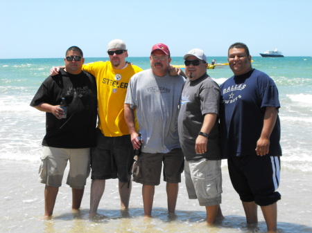 My buddies and I at Rocky Point