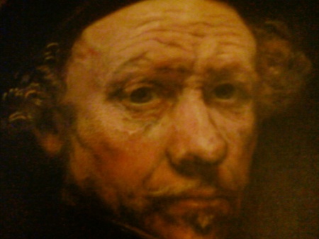 Study of Rembrandt self portrait w beret