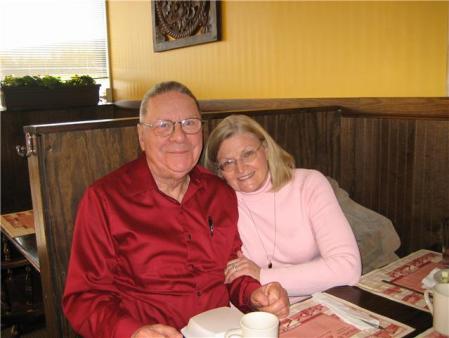 bill and carol at monks cafe