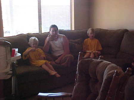 DIL Amy and grandsons Bryce and Justin