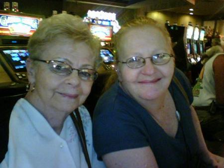 My Mom Irene and My sister Kay!