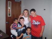 middle daughter Kristy with her 4 boys