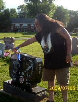 At David's Grave 2009