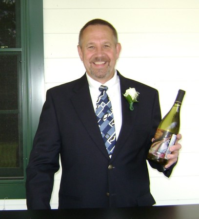 Wedding..serving wine, 2008