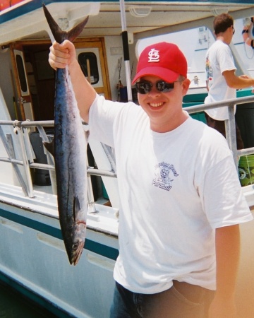 Taylor fishing in Florida.