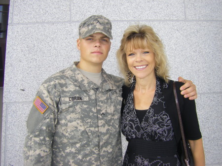 My son's graduation from boot camp-Fort Bennin