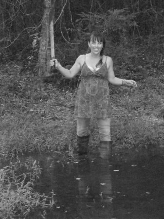 Me down by the beaver pond (armed and dangerou