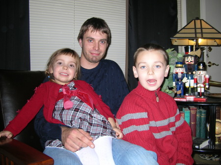 My younger son Ryan and his kids