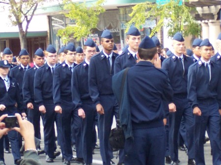 Chris....ROTC unit ....Veteran' Day Parade