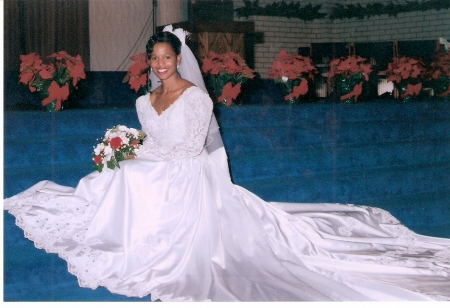 On my wedding day 1994