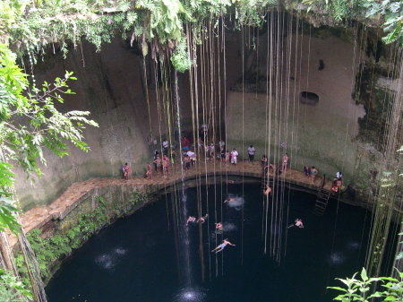 A CENOTE...OH YES ITS BETTER THAN A POOL