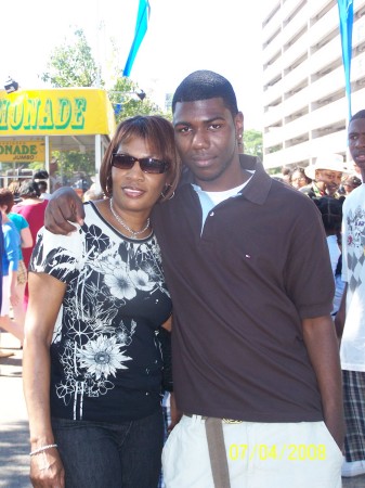 My mom and oldest son