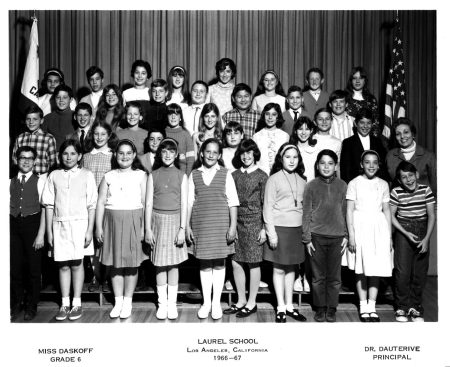 6th grade at Laurel 1967