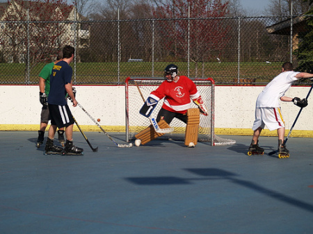 Playin' hockey in Miller Place