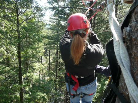 Zip-lining