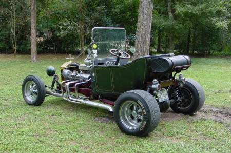 My "T" bucket that was built at Black Jr High