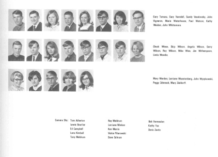 1968 Algonac Michigan High School Yearbook