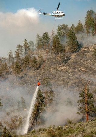 Early Season Fire North Central Washington