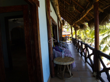 the porch at our suite