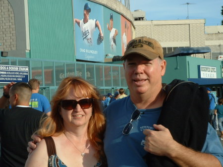 Dodger Stadium August 3, 2009 Mom & Dave