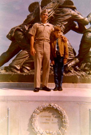 Jay and Brother Scotty Sept 67 Parris Island