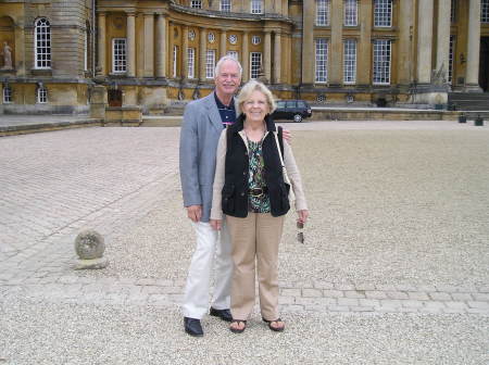 Sheila and I at Blenheim Palace - Sept. 2009